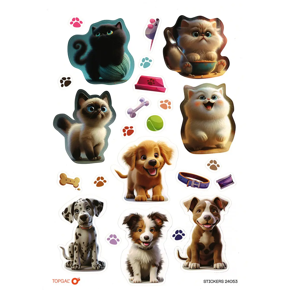 Meisjesstickers Topgal Pets 24053