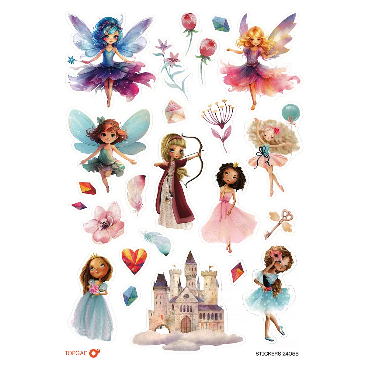 Meisjesstickers Topgal Fairytale 24055