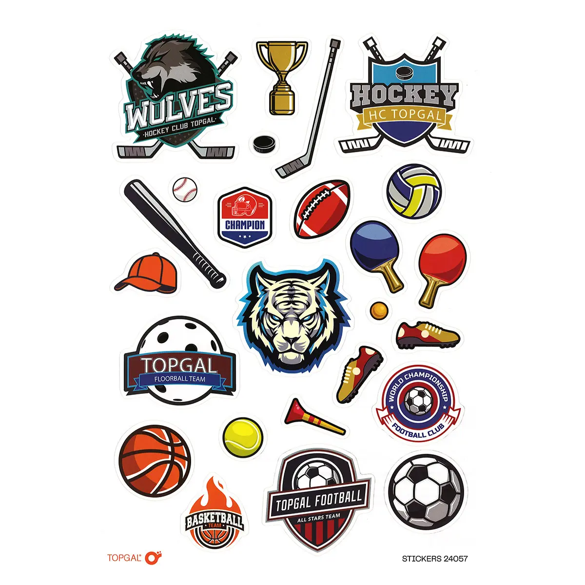 Stickers voor kinderen Topgal Sports 24057