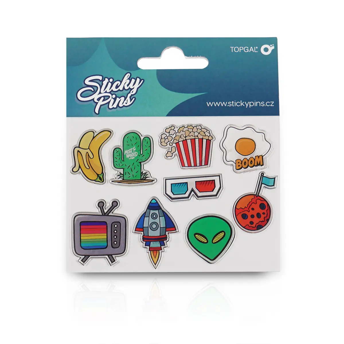 Badge Topgal Sticky Pins Top 166