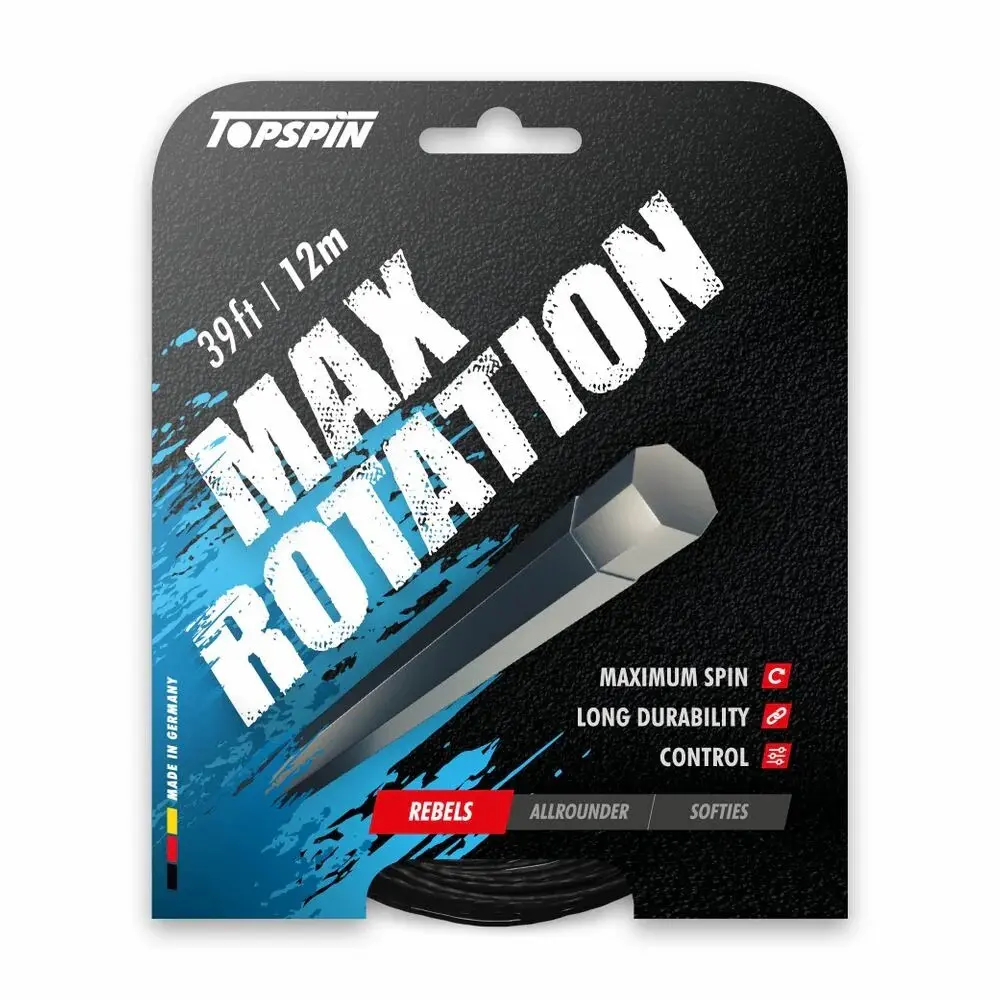 Topspin Schwarz Max Rotation 12M Saitenset - Image 2