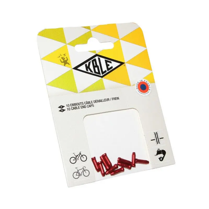 Set van 10 stuks kabeluiteinde derailleurkabel Transfil
