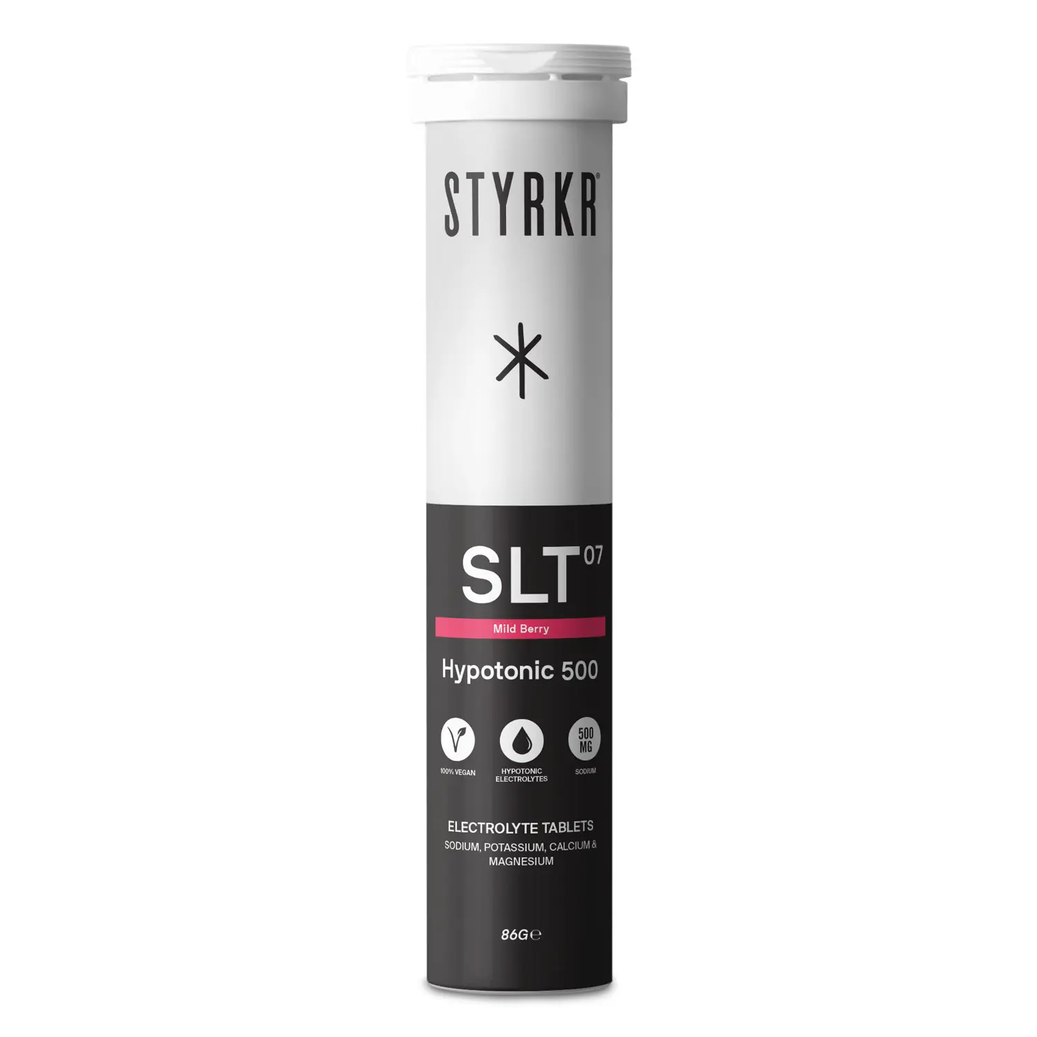 Elettroliti in tubetto di compresse gusto frutti di bosco Styrkr (x12)