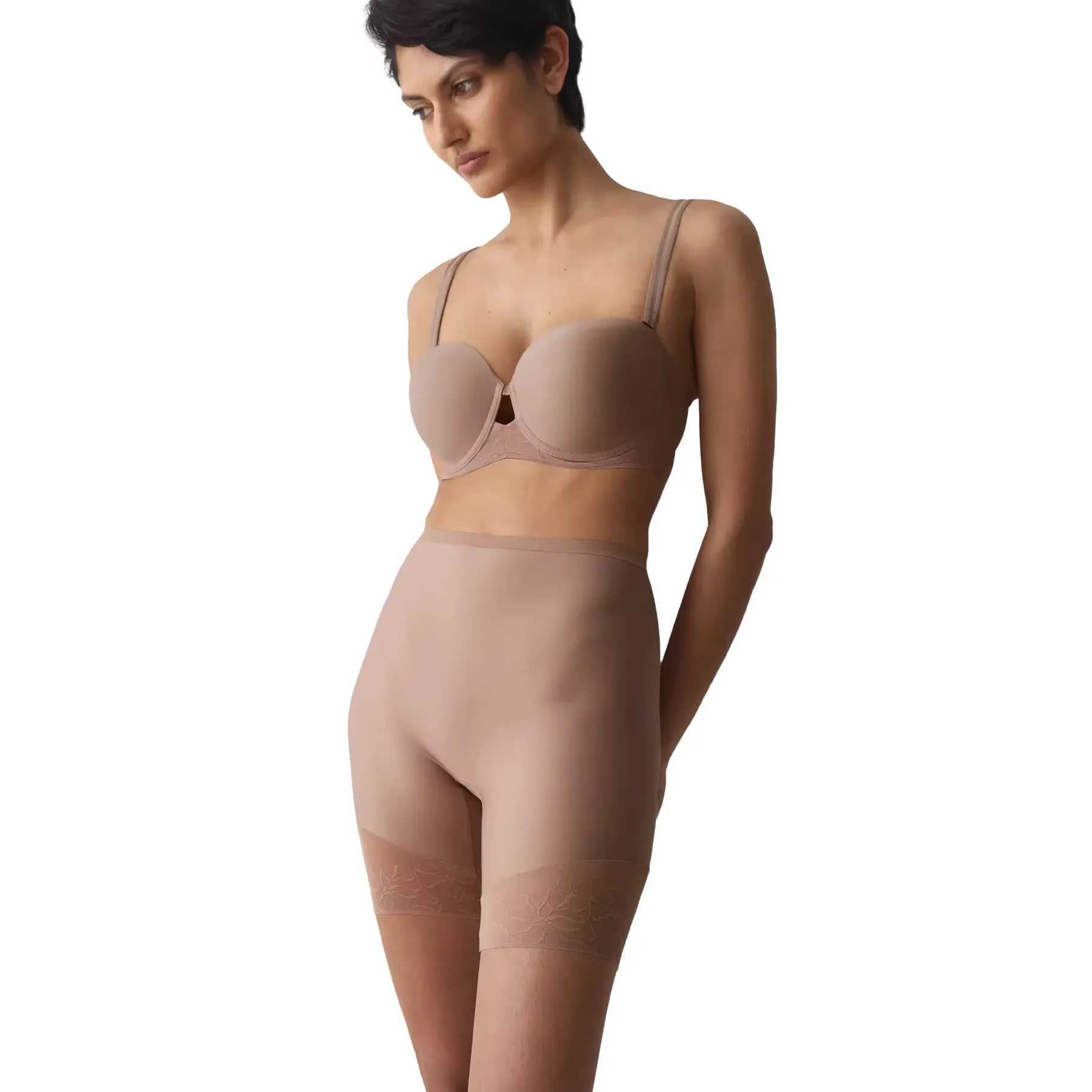 Triumph Women's Marron High-Waisted Shaping Briefs For Comfort Contour