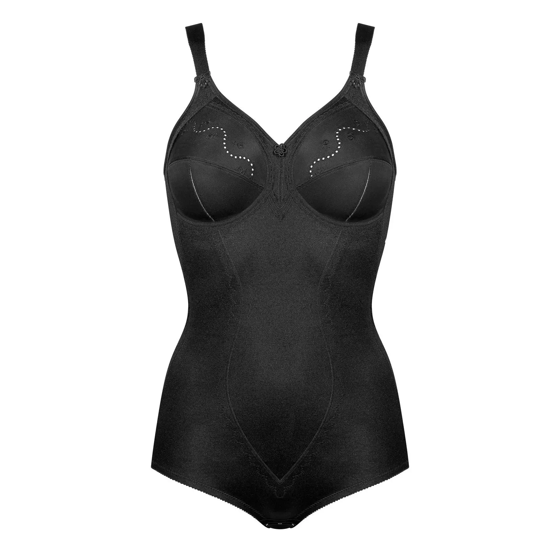 Triumph Damen Schwarz Body Aus Baumwolle, Doreen