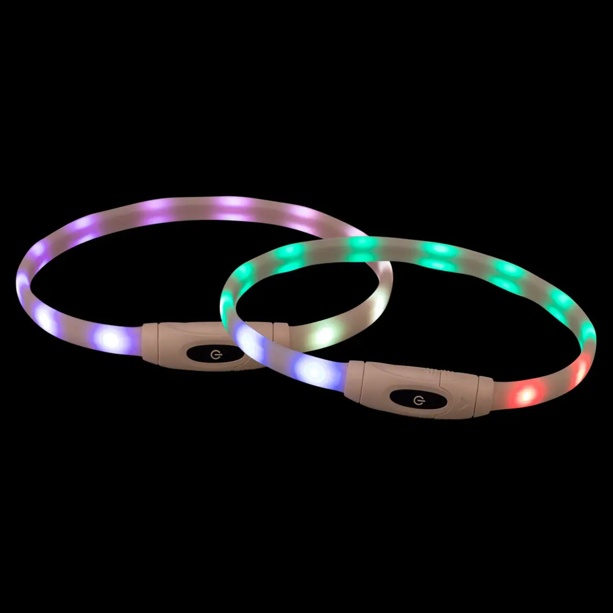 Hunde Zubehör Leuchtring USB Halsband Trixie