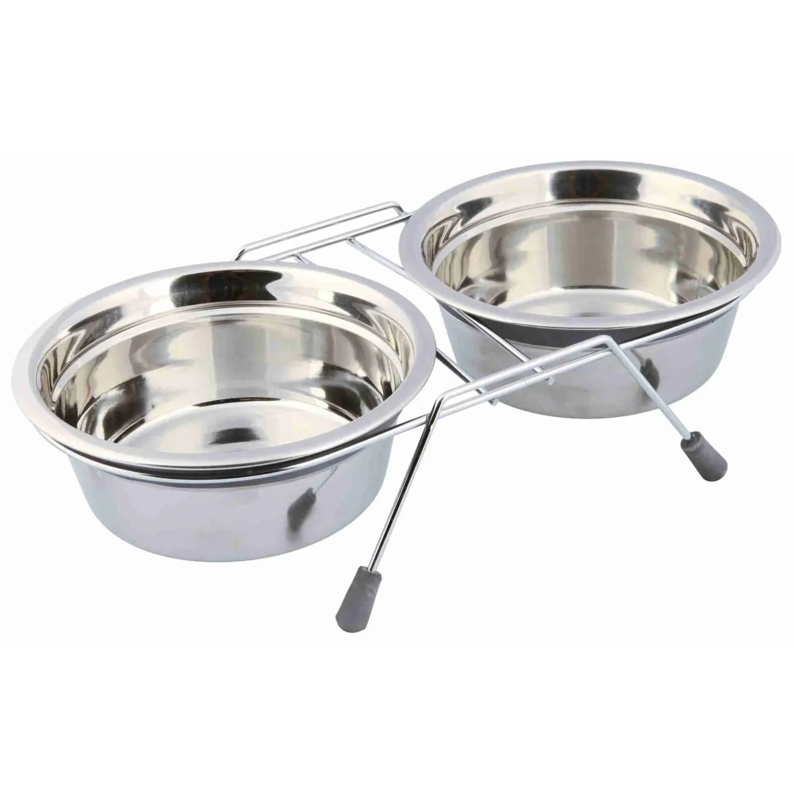 Noise-Reducing Steel Dog Bowl Trixie