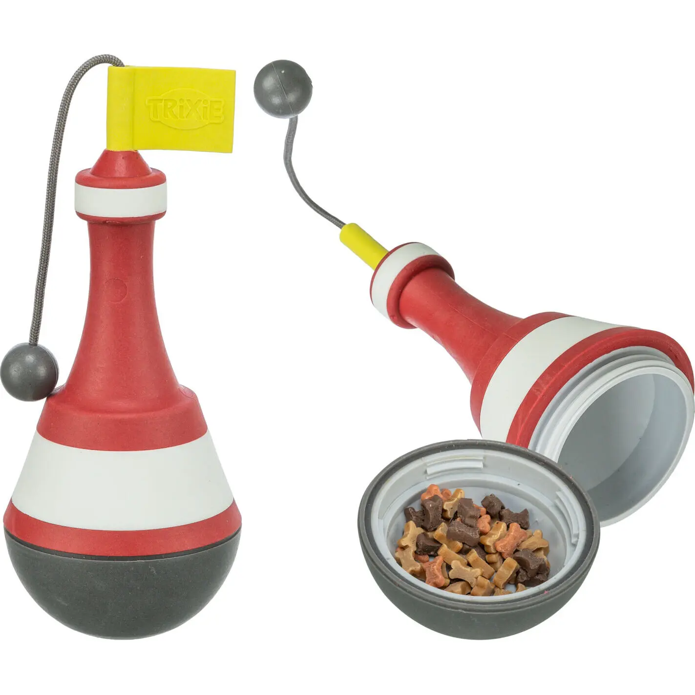 89133456 Aqua Snack Buoy Dog Toy - Floating Fillable, Multi Color