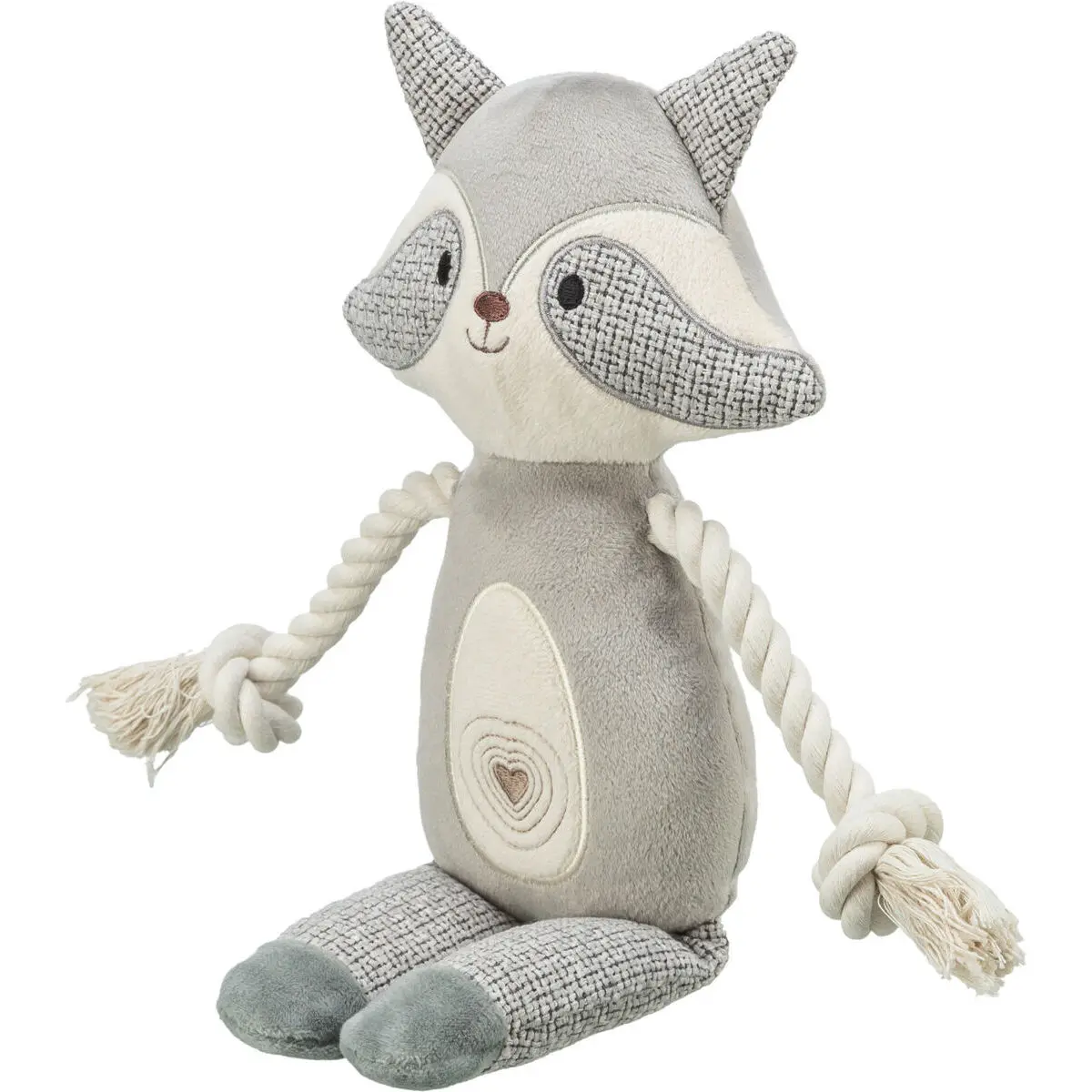 Raccoon plush toy for dogs Trixie
