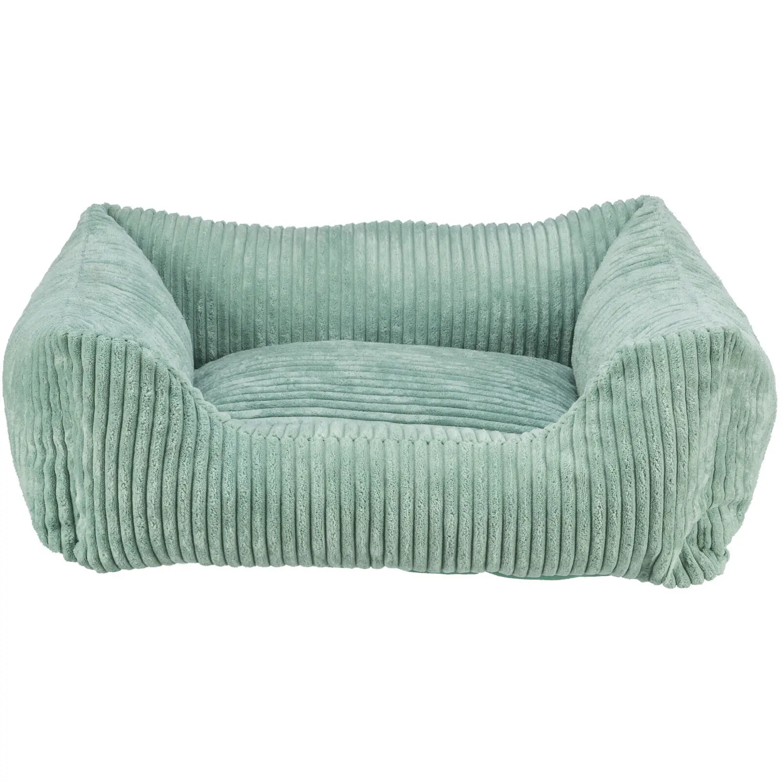 Trixie Vert Cama Para Perro De Terciopelo Acanalado Cuadrada Vital Jonna