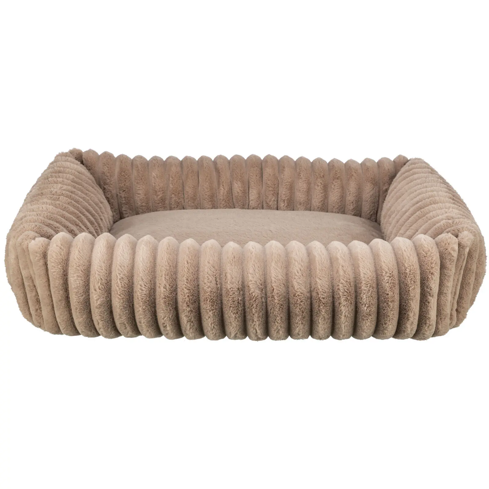 Trixie Marron Cama Para Perro De Terciopelo Acanalado Lonni