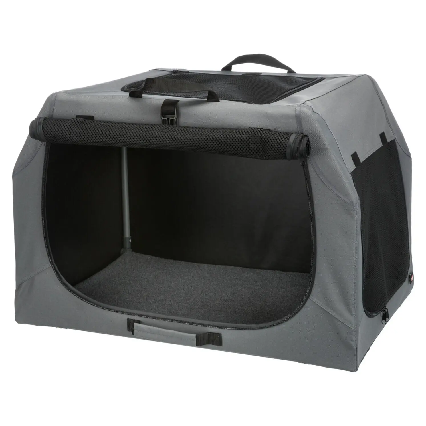 Trixie Gris Jaula Para Perros Mobile Kennel Easy