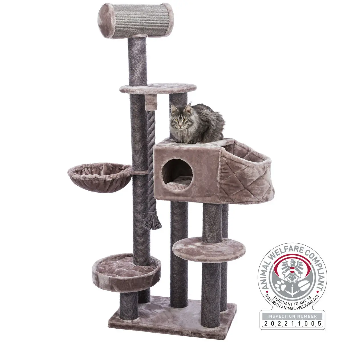 Trixie Gris Árbol Para Gatos Andres Xxl
