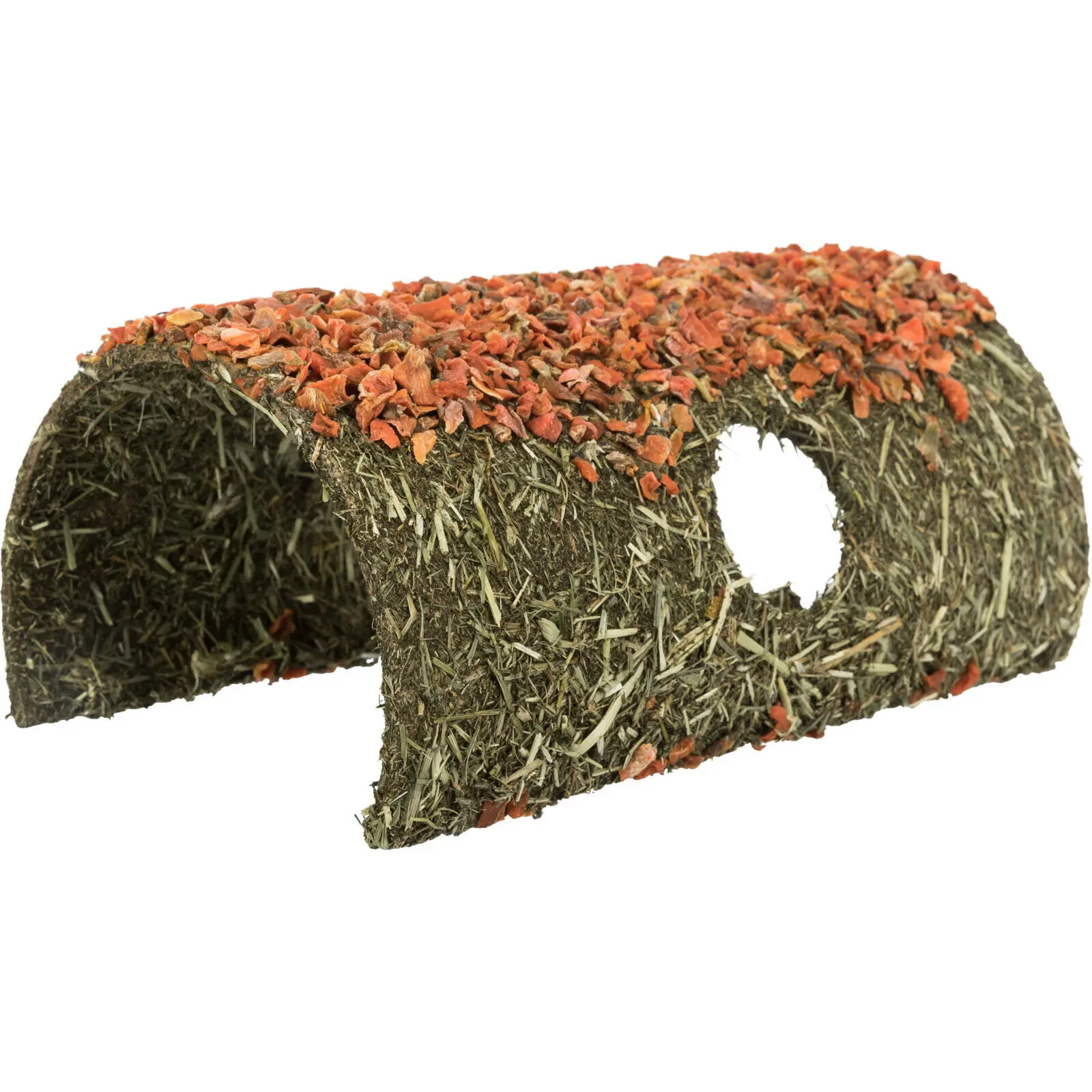 Trixie Vert Abri Pour Rongeurs Avec Carotte, En Fibre Naturelle