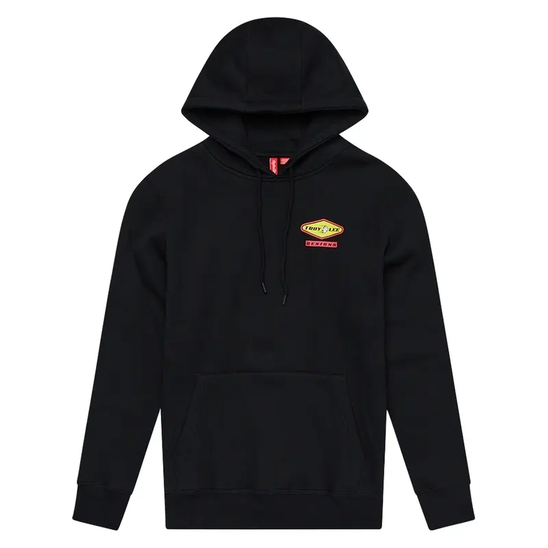 Hooded sweatshirt Troy Lee Designs Carbone