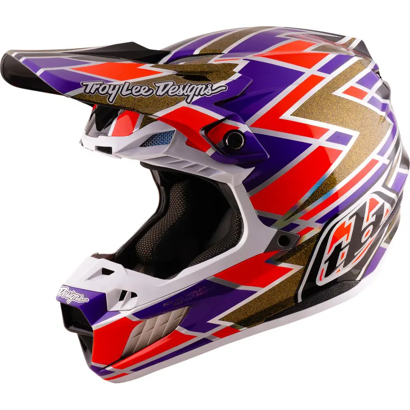 Motorrad-Cross-Helm Troy Lee Designs SE5 Carbon Mips Flush