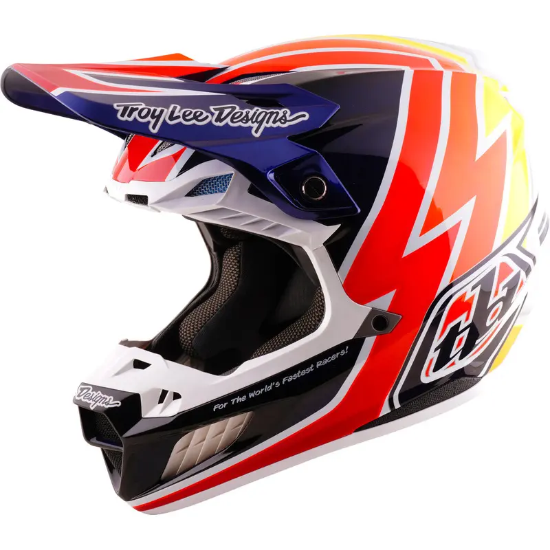 Motorrad-Cross-Helm Troy Lee Designs SE5 Carbon Mips Boltz