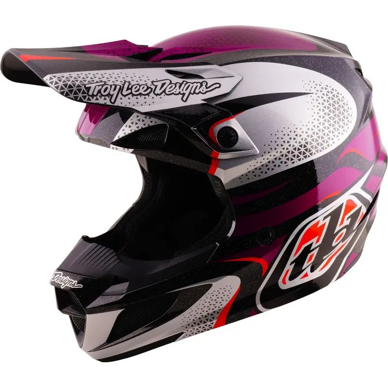 Motorrad-Cross-Helm Troy Lee Designs SE5 Polycarbonate Mips Aura
