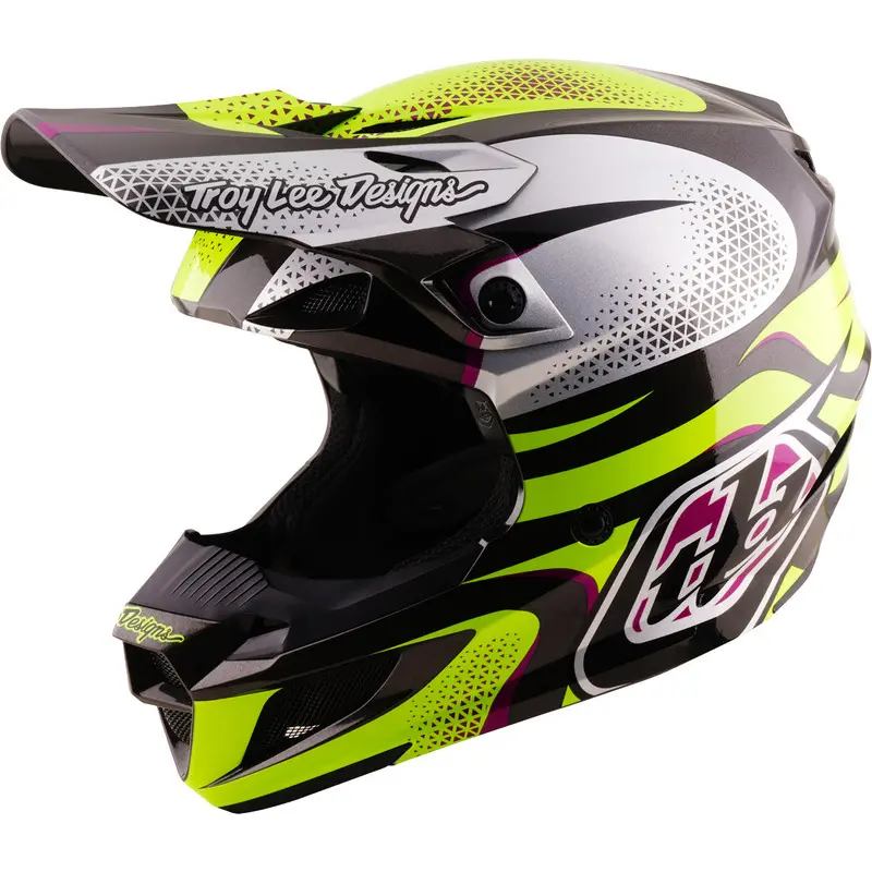 Motorrad-Cross-Helm Troy Lee Designs SE5 Polycarbonate Mips Aura