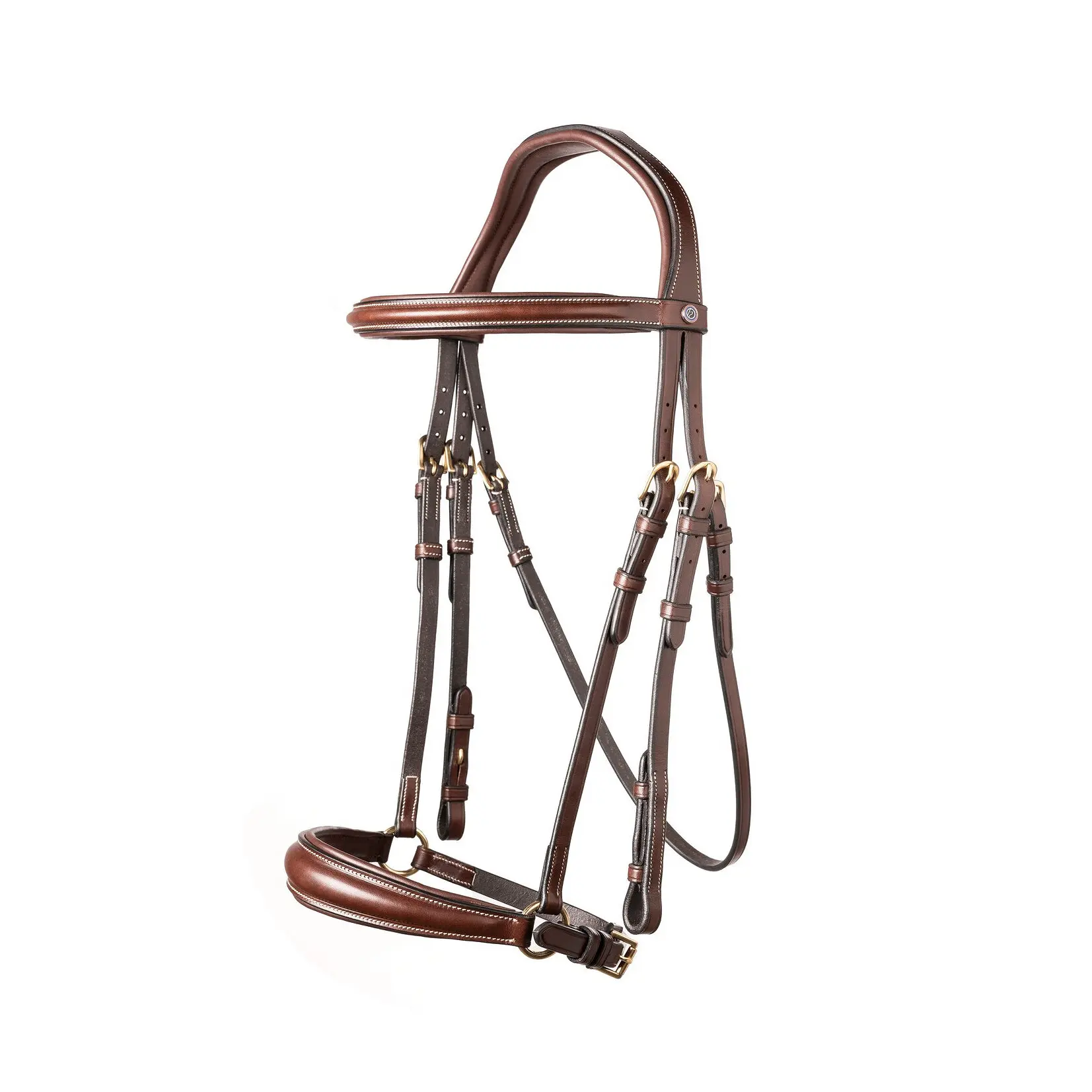 Combined riding bridle and noseband Trust Rome