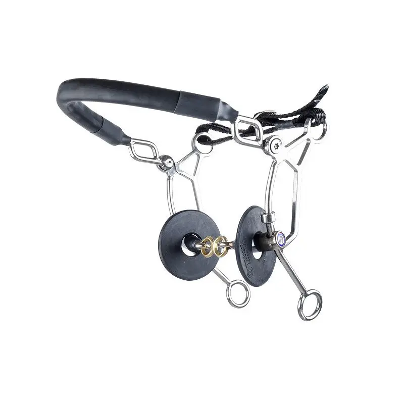 Bit for horse Trust Sweet Iron Hackamore Combi Long French Link 16