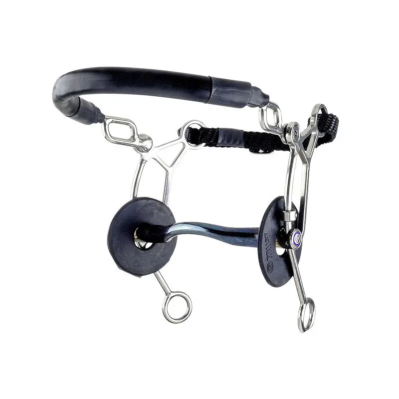 Turniergebiss für Pferd Trust Sweet Iron Hackamore Combi Long Medium Port 16