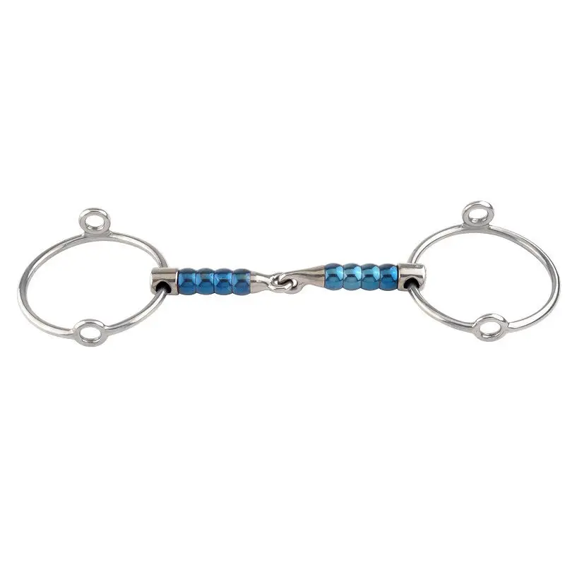 Simple Bit for Horse Free Ring Trust Sweet Iron Cherry roller