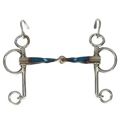 Pelham for horse Trust Sweet Iron Twist Locked