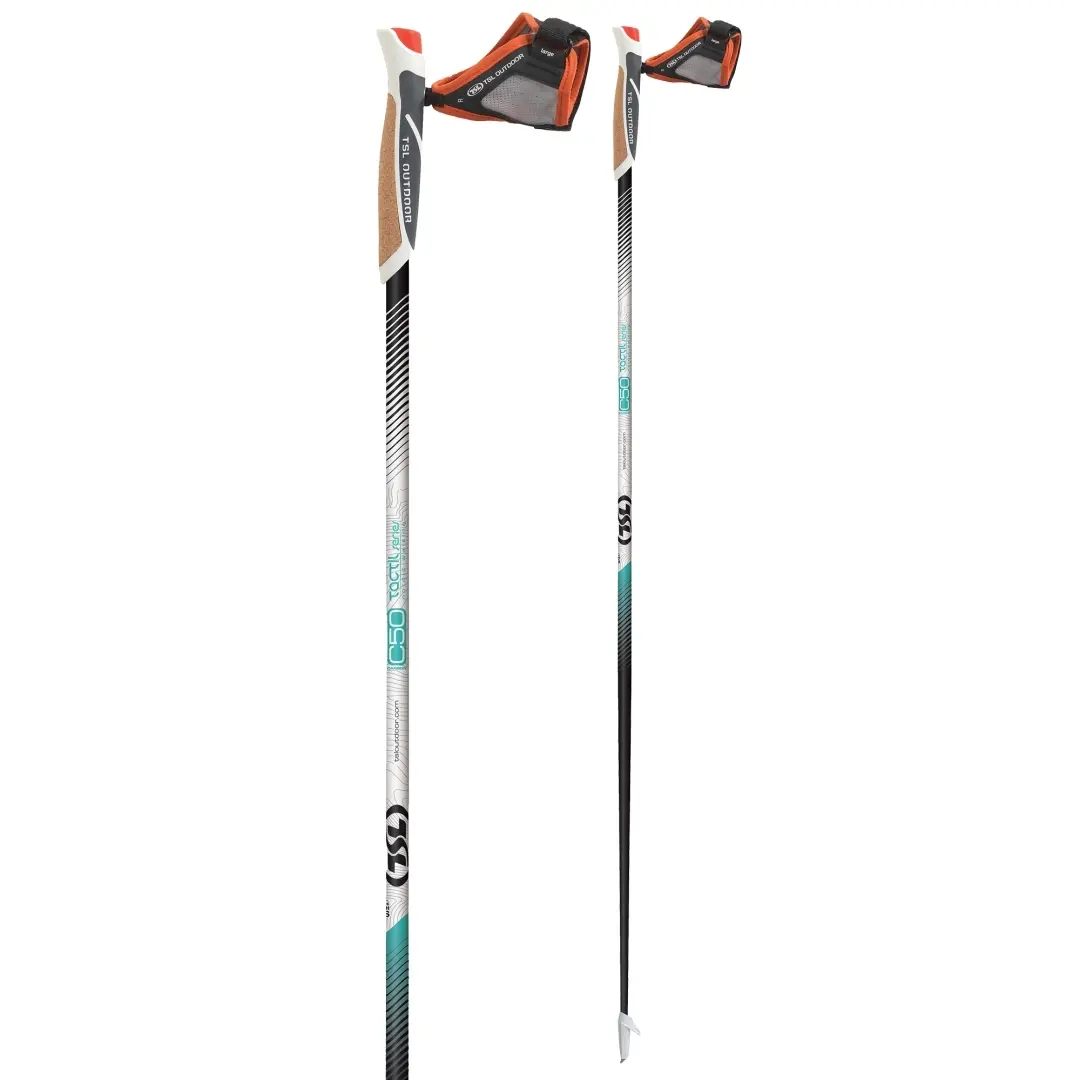 Nordic Walking Stock TSL Tactil Carbon 50 Cork Opal. Spk