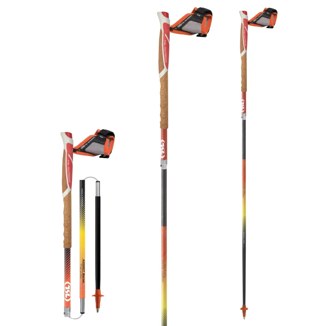 Bastone da trekking TSL Trail Carbon 4 Cork Cross
