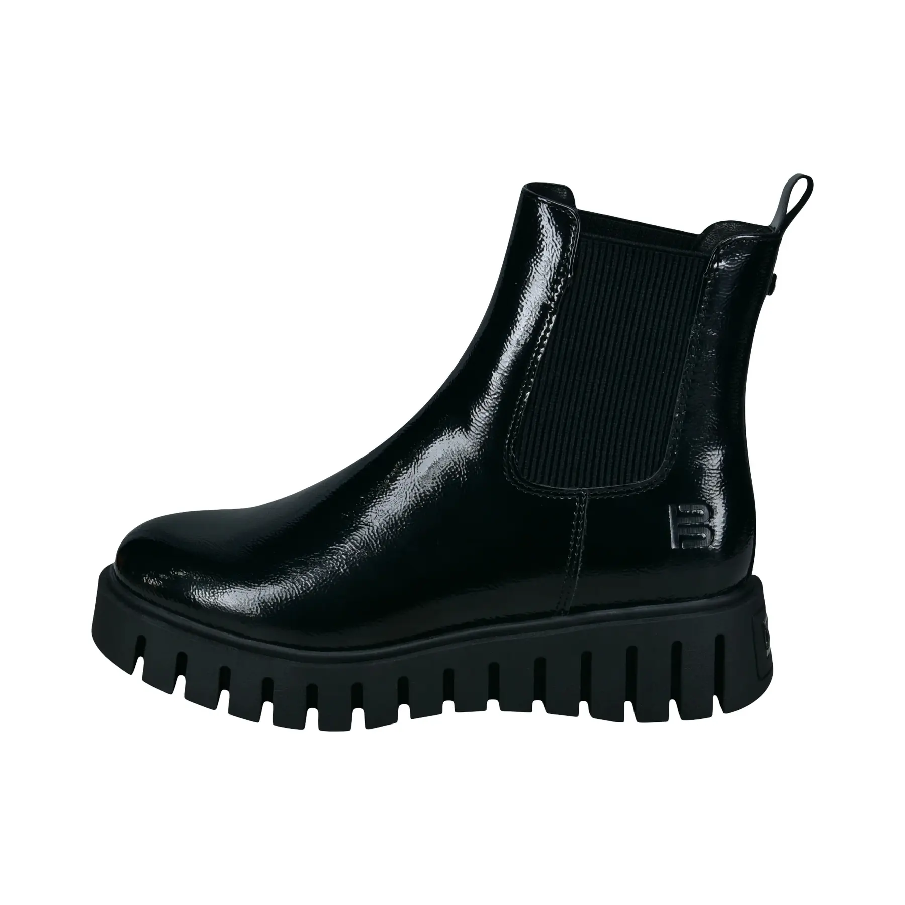 Tt.bagatt Donna Noir Stivaletti Con Logo Chelsea