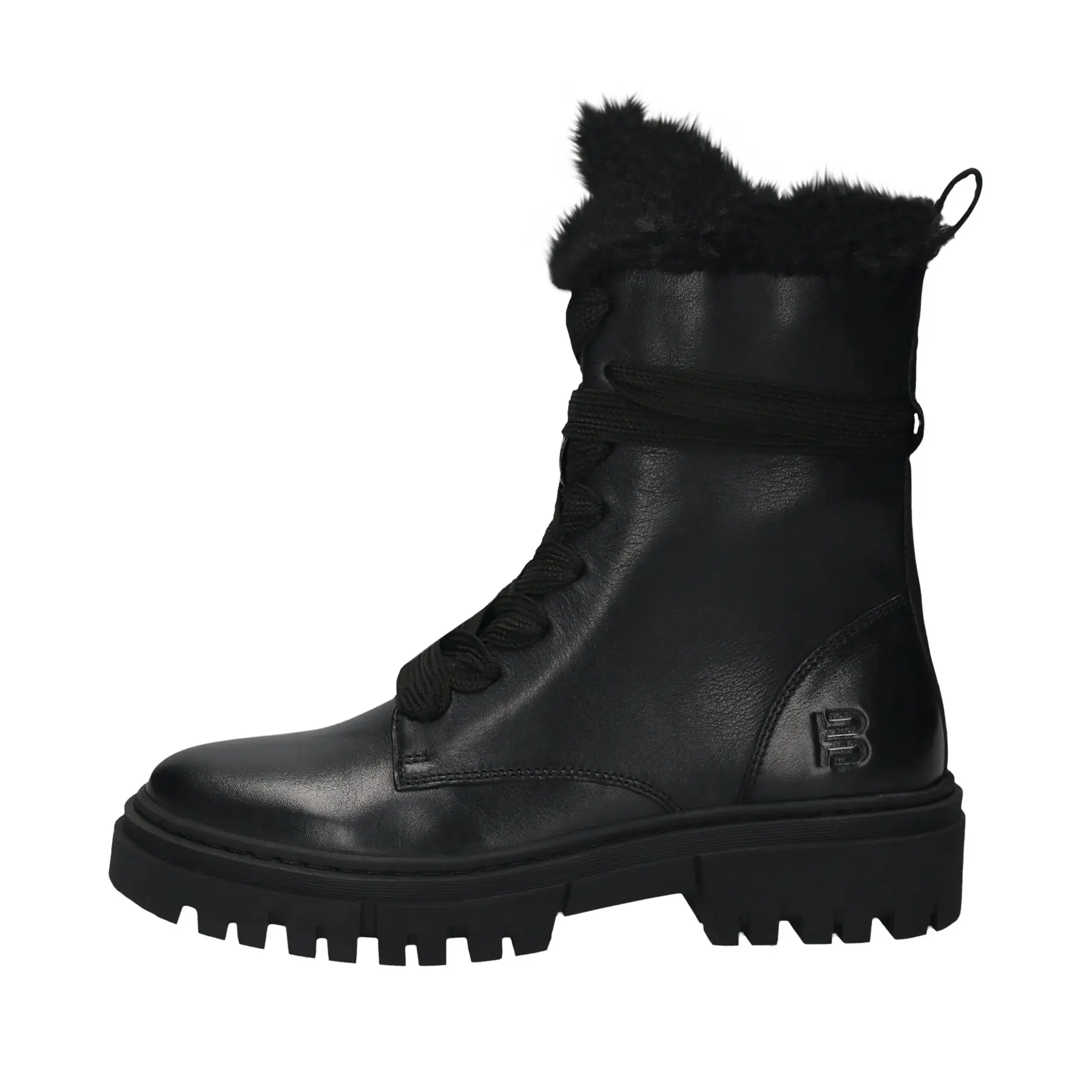 Klassische Leder-Stiefeletten mit Schnürung und Reißverschluss für Damen TT.Bagatt