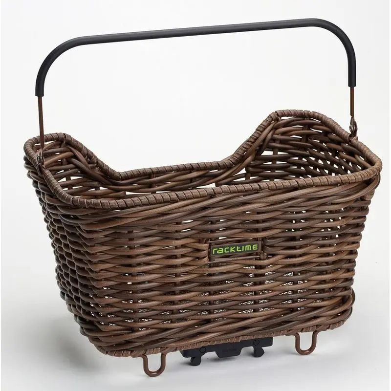 Cesta para bicicleta con adaptador snapit incluido Tubus Racktime baskit willow