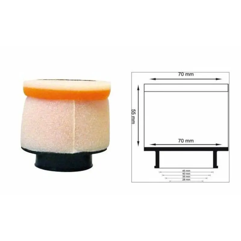 Cilindrisch motorluchtfilter Twin Air