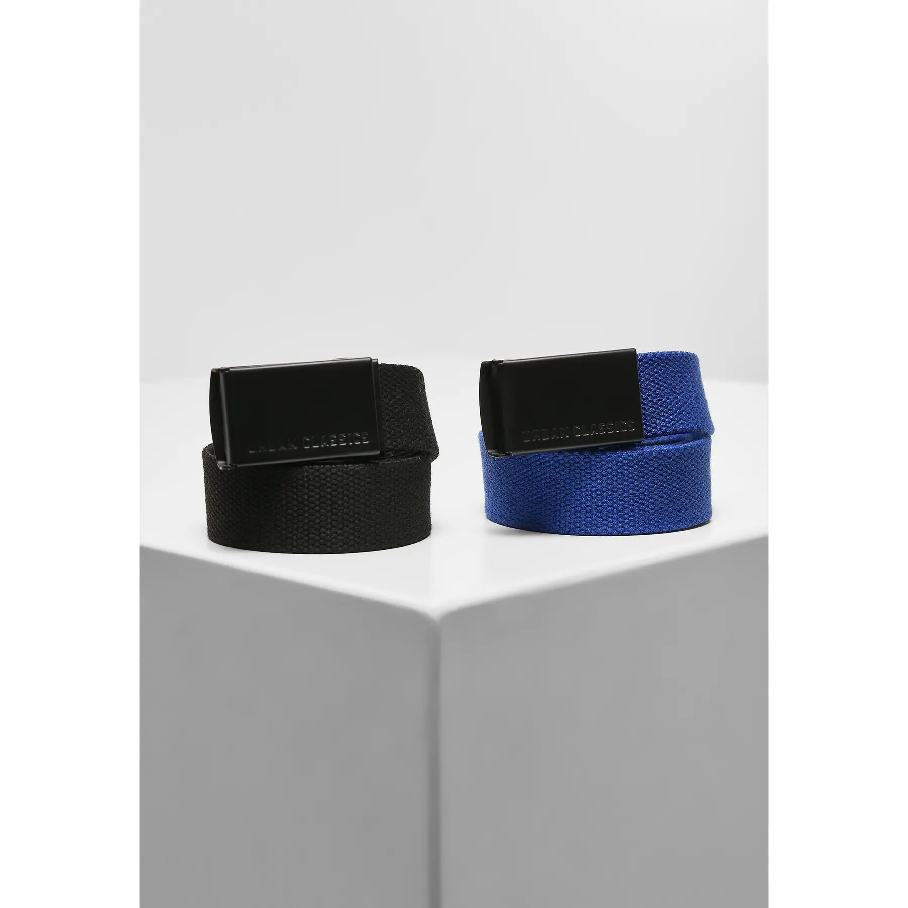 Urban Classics Noir Ceintures Enfant Canvas (X2)
