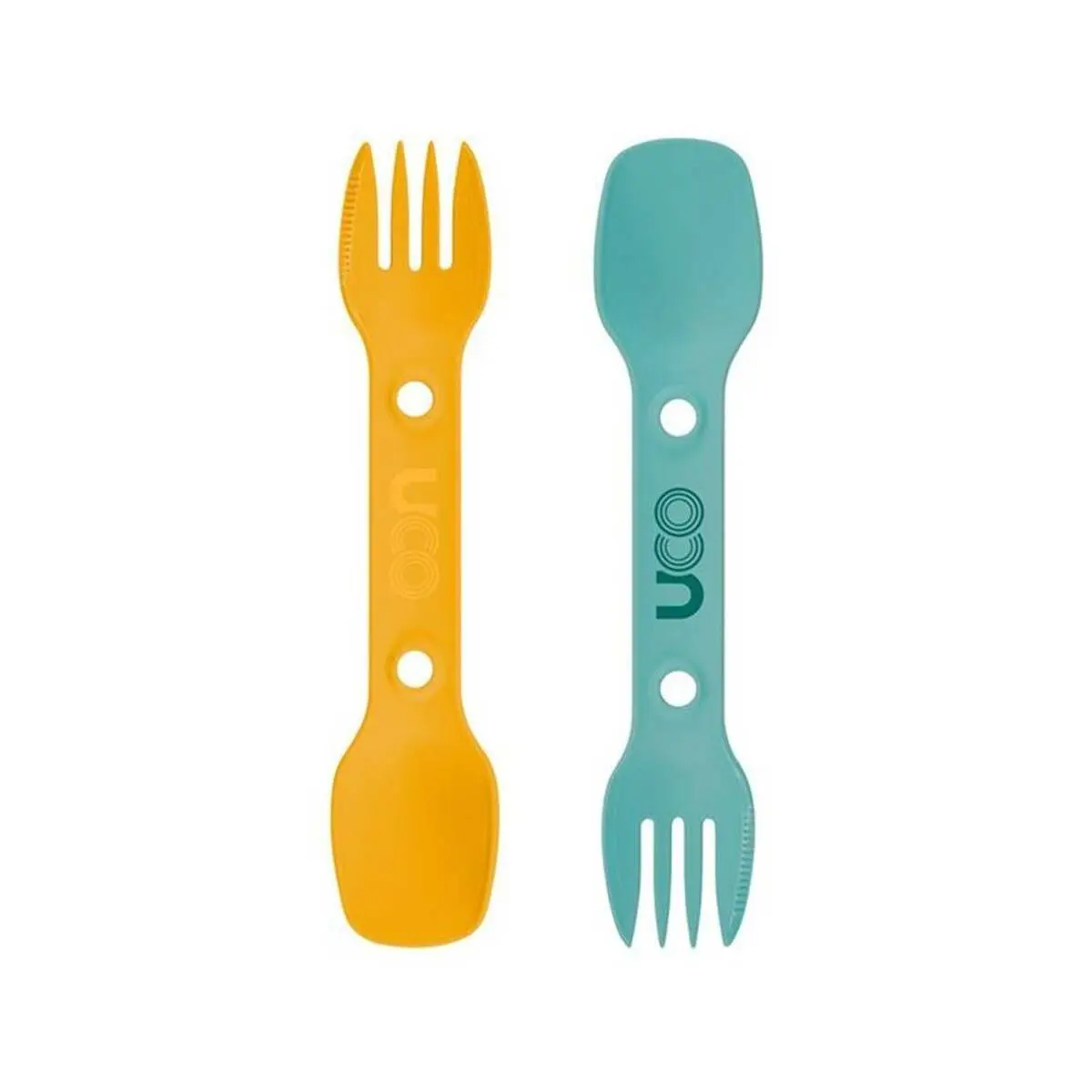 3-in-1 Besteck Löffel-Gabel-Messer Uco (x2)