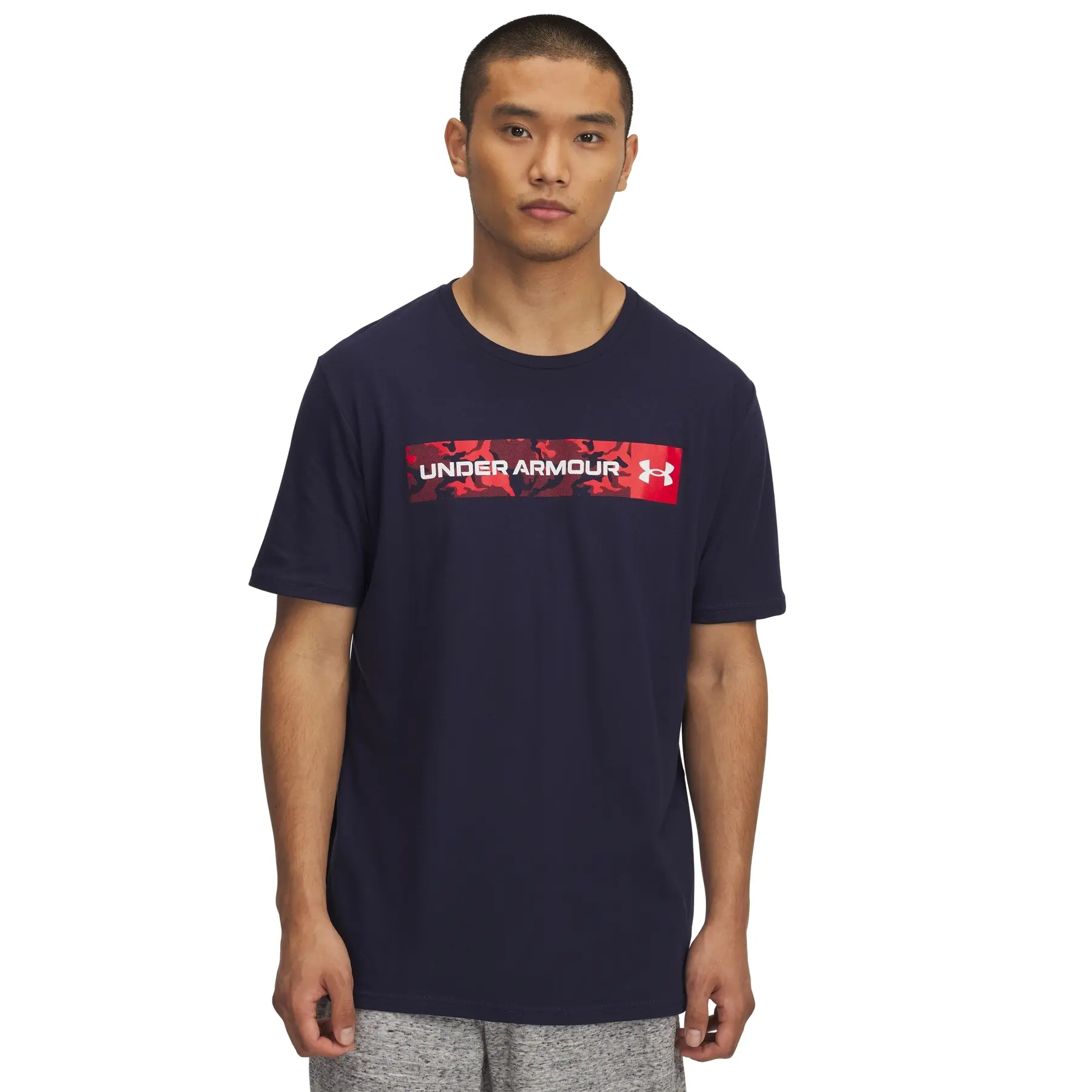 T shirt Under Armour Camo Chest Stripe