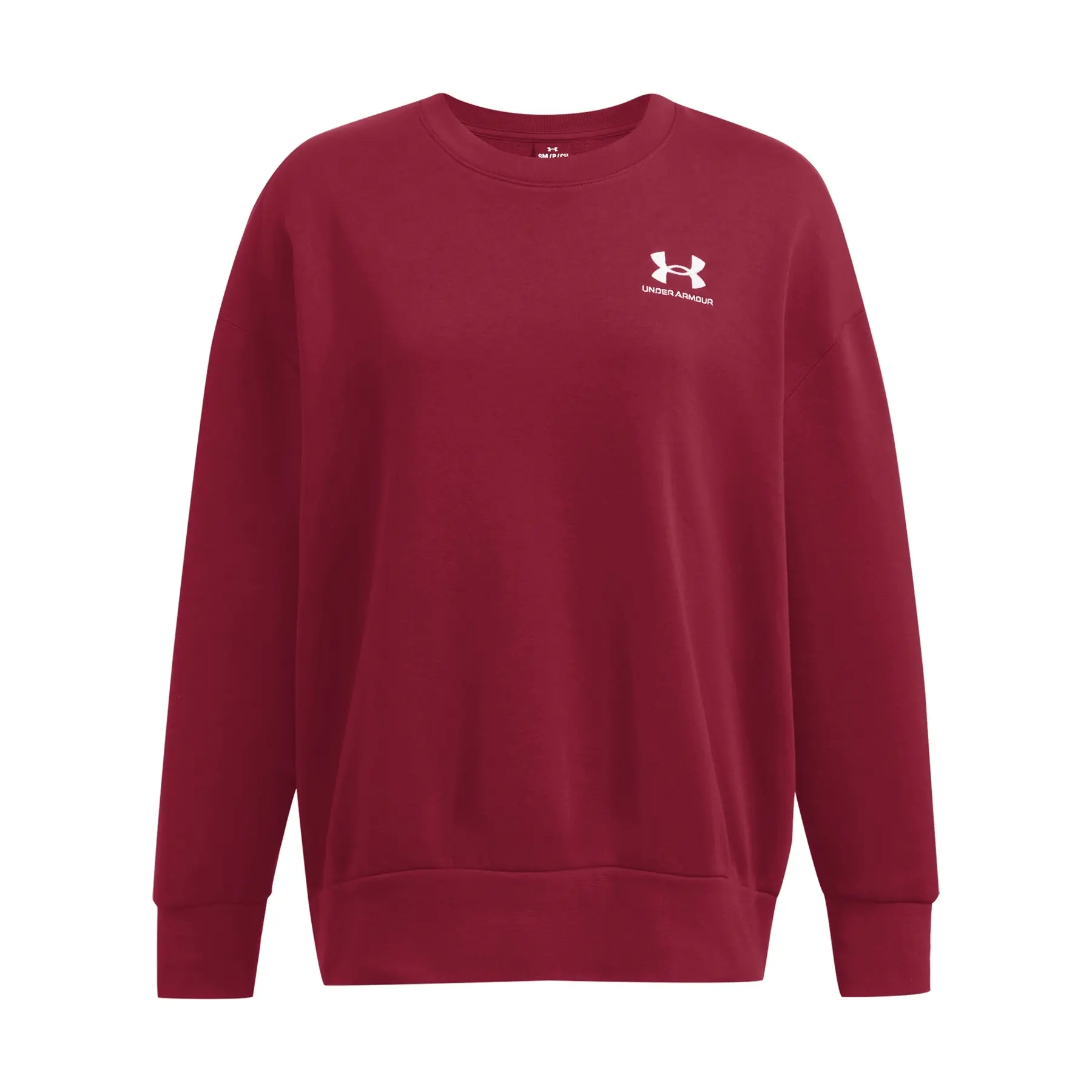Oversized ronde hals sweatshirt voor dames Under Armour Icon Fleece