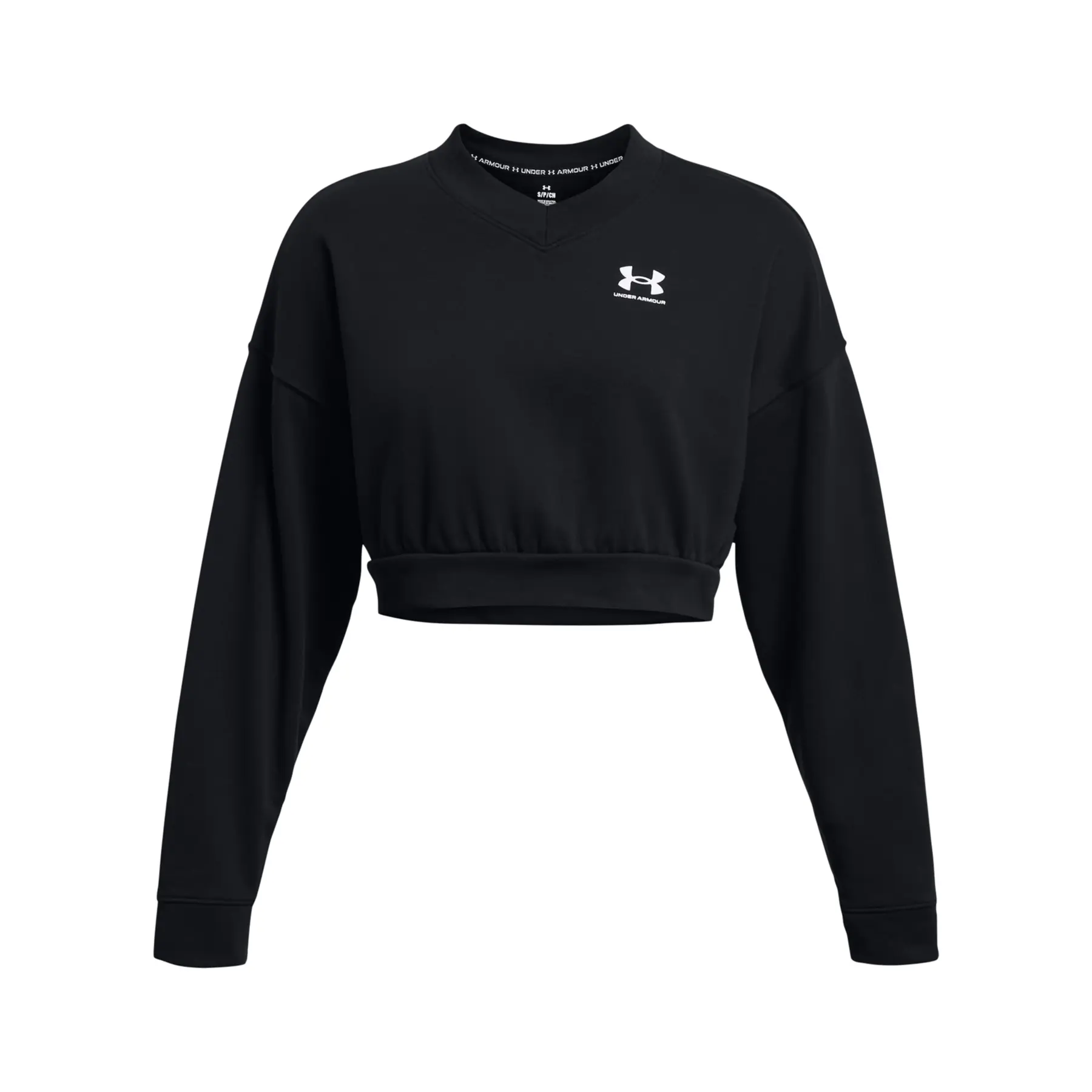 Dames sweatshirt met oversized ronde hals Under Armour Rival Terry