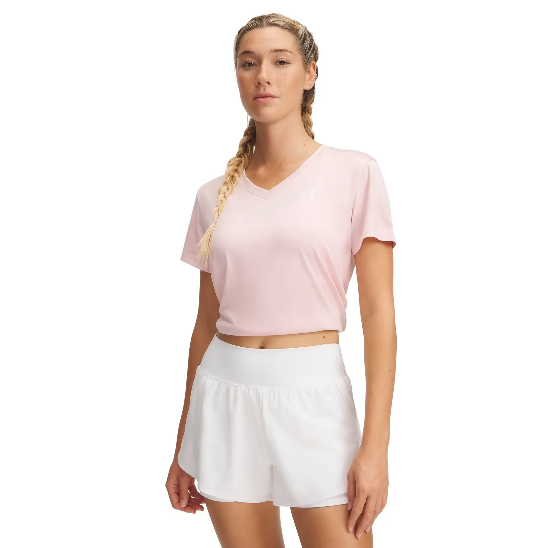 t shirt court under armour rival rib pour femme prime / - vue 2