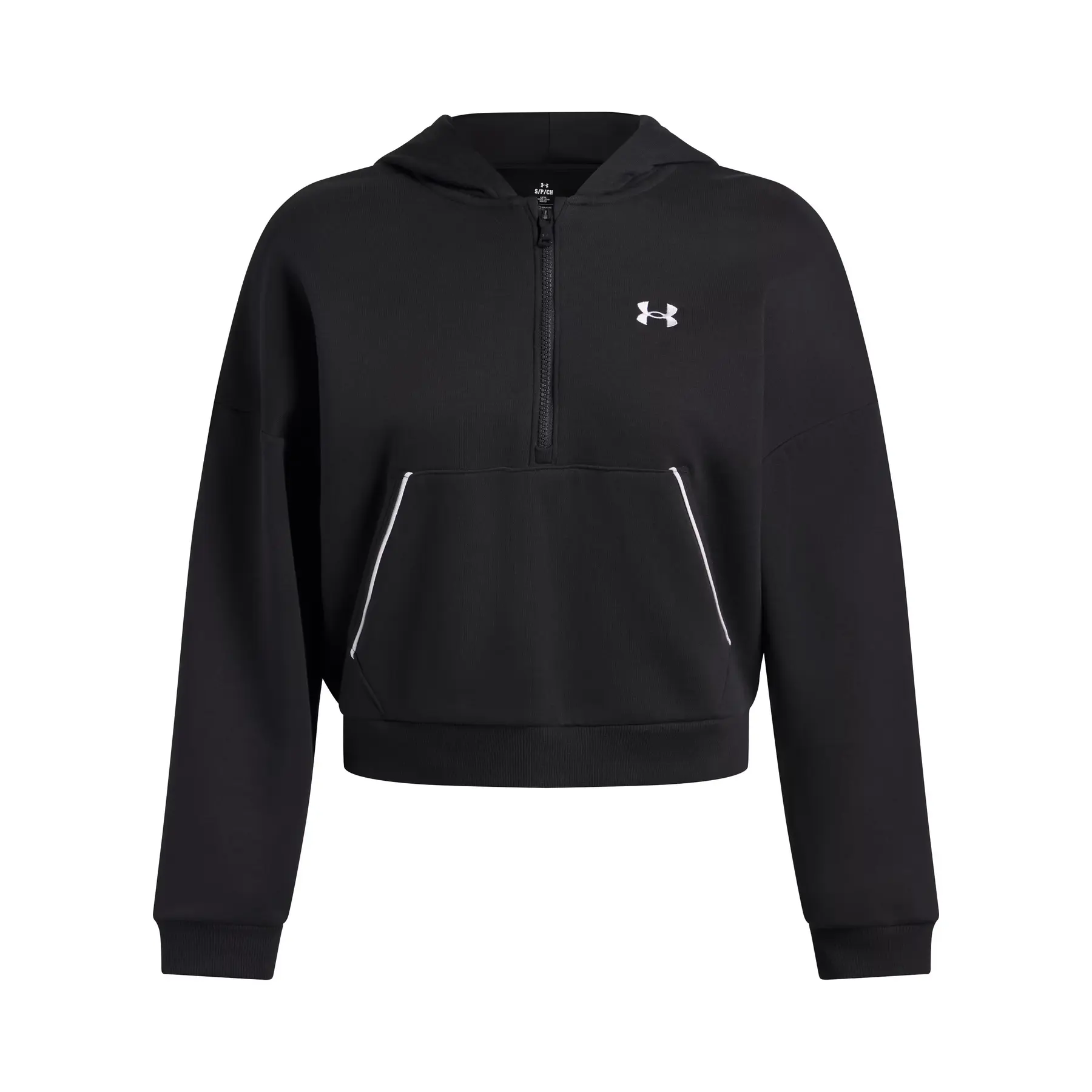Dames Hoodie Under Armour Rival Piped