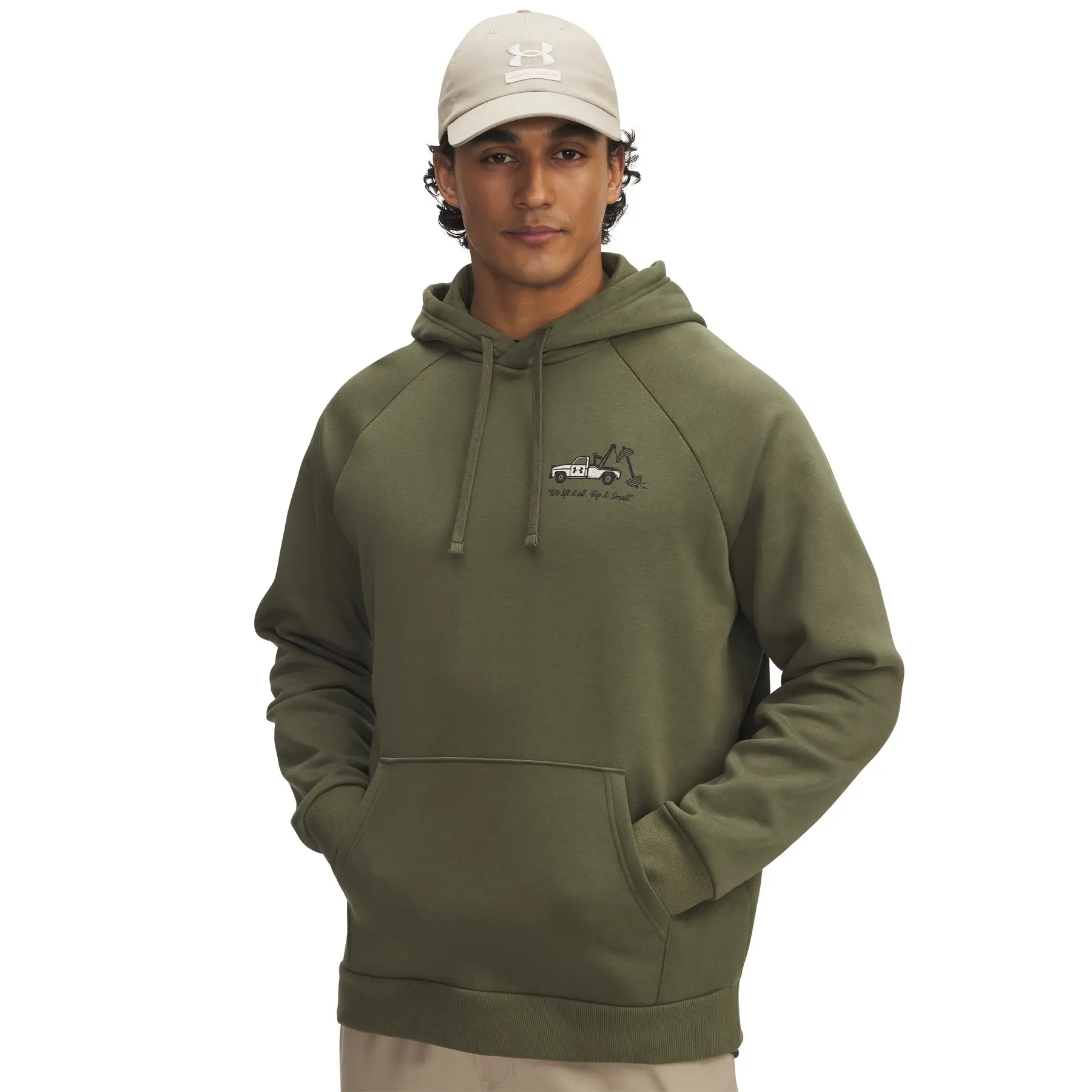 Hoodie Under Armour Rival HBR Logo