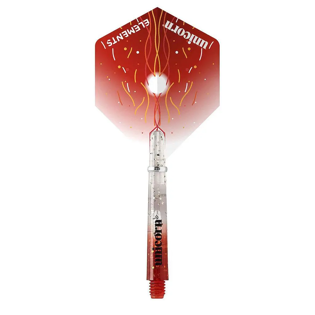 Kombinierte Dart-Pfeilachs mit 4 Elementen Unicorn