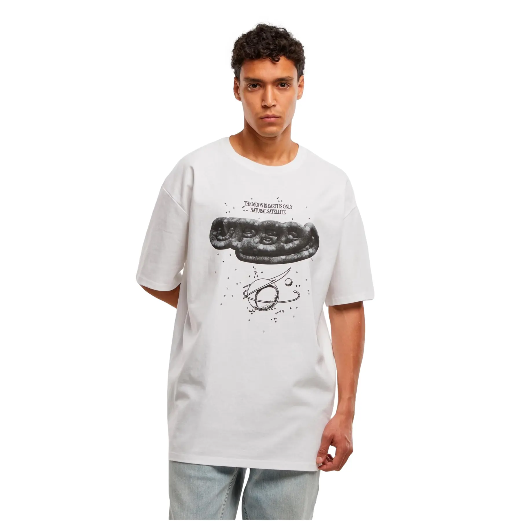 Oversized T-Shirt Upscale Nasa Moon