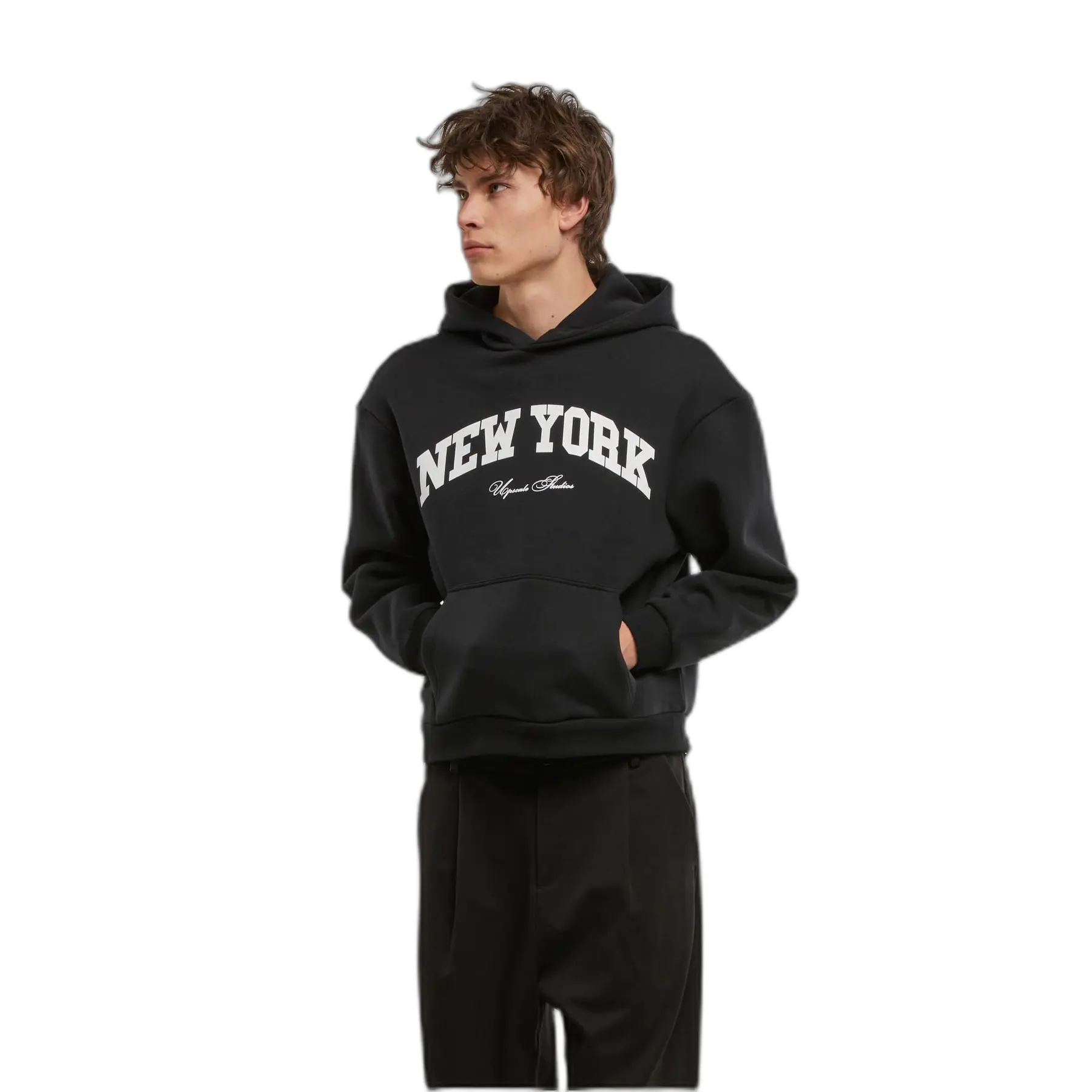 Felpa con cappuccio Upscale New York Collage