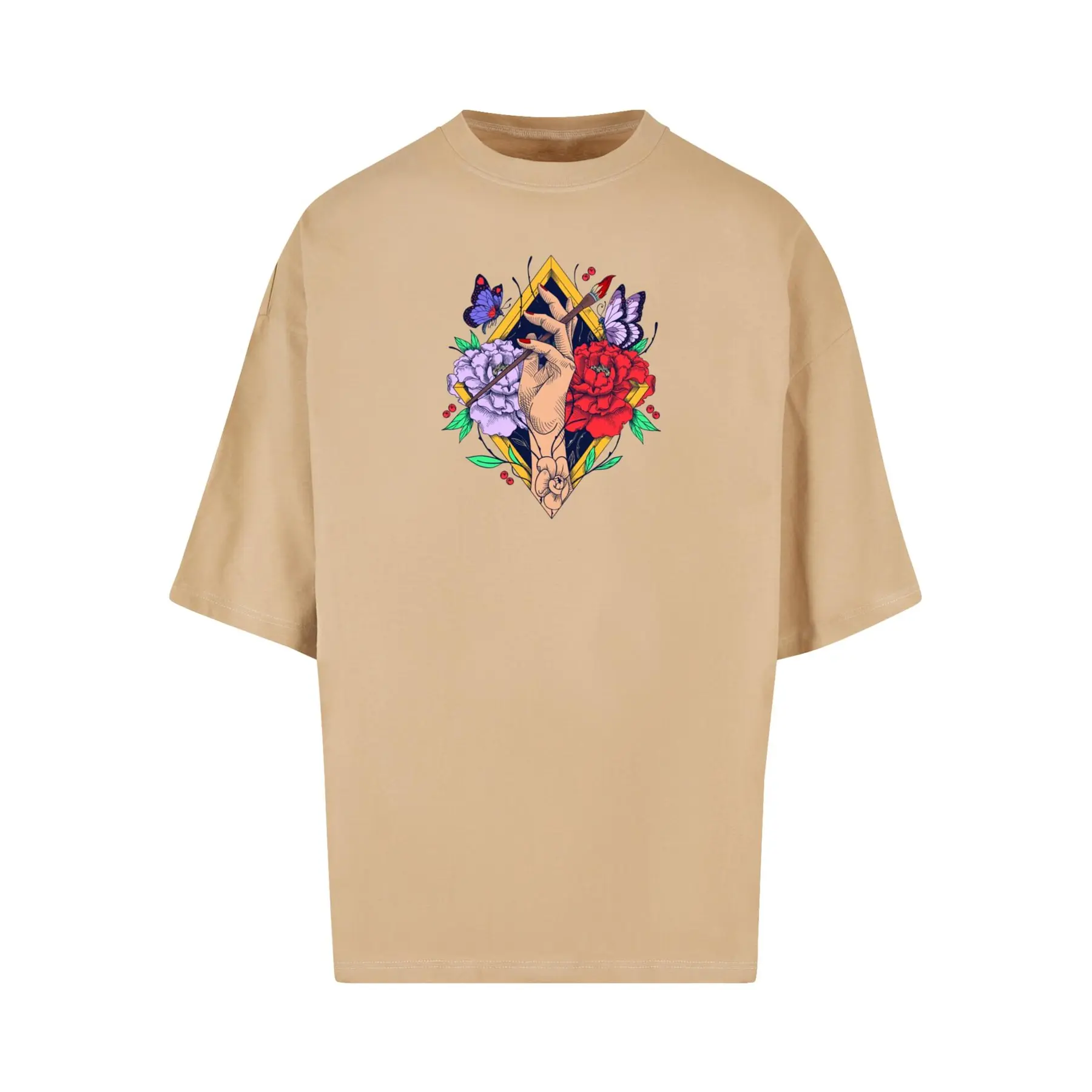 T-Shirt Urban Classics Frida Kahlo - Artist Huge