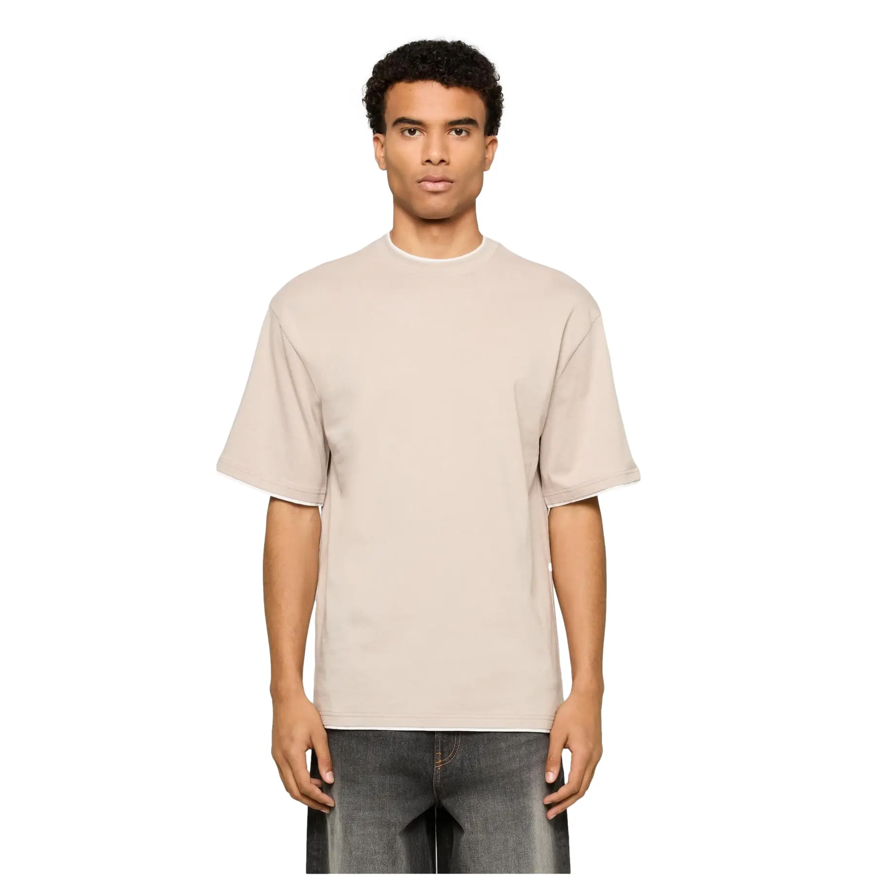 T-Shirt Urban Classics Contrast Tall