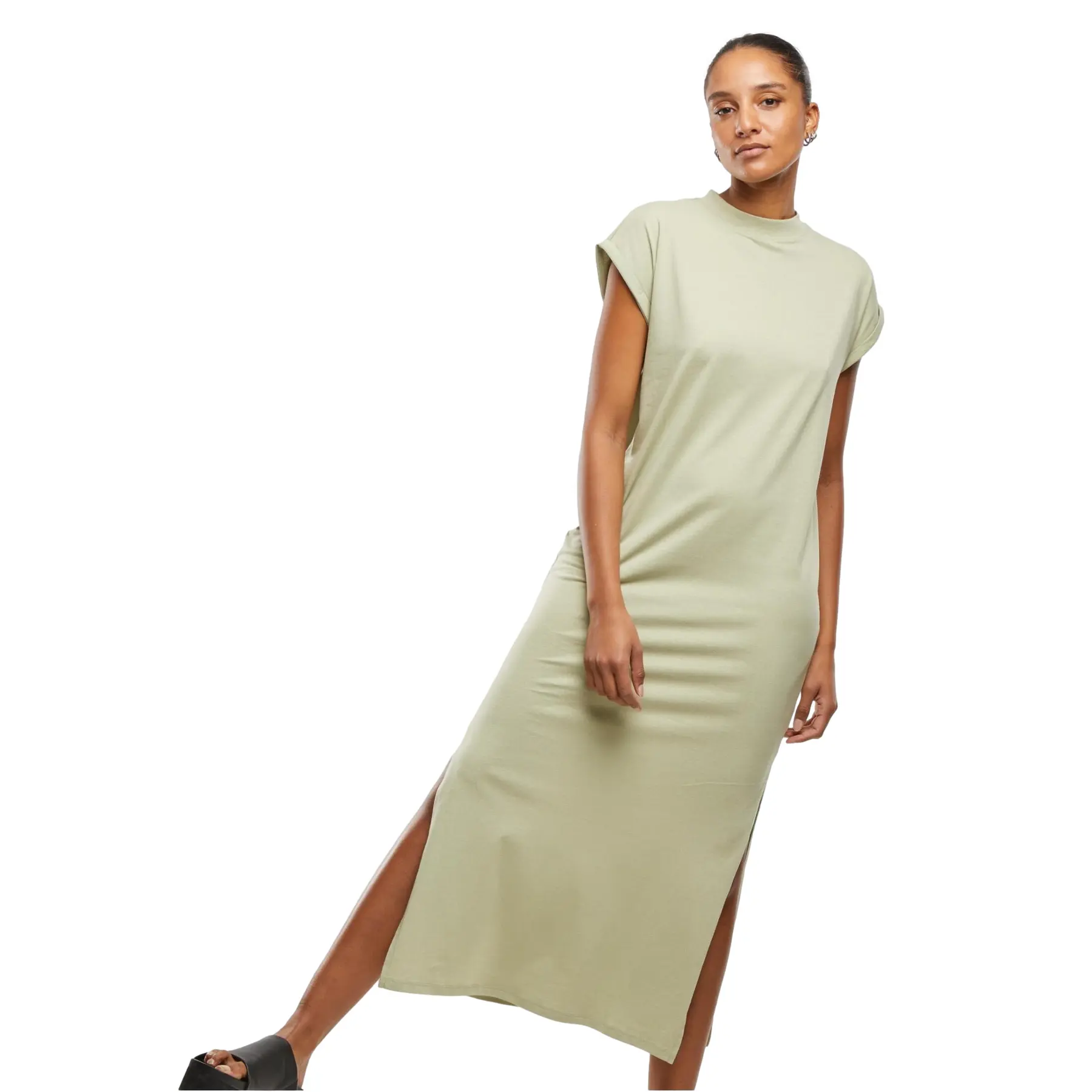 Abito t-shirt lungo con spalle allungate donna Urban Classics