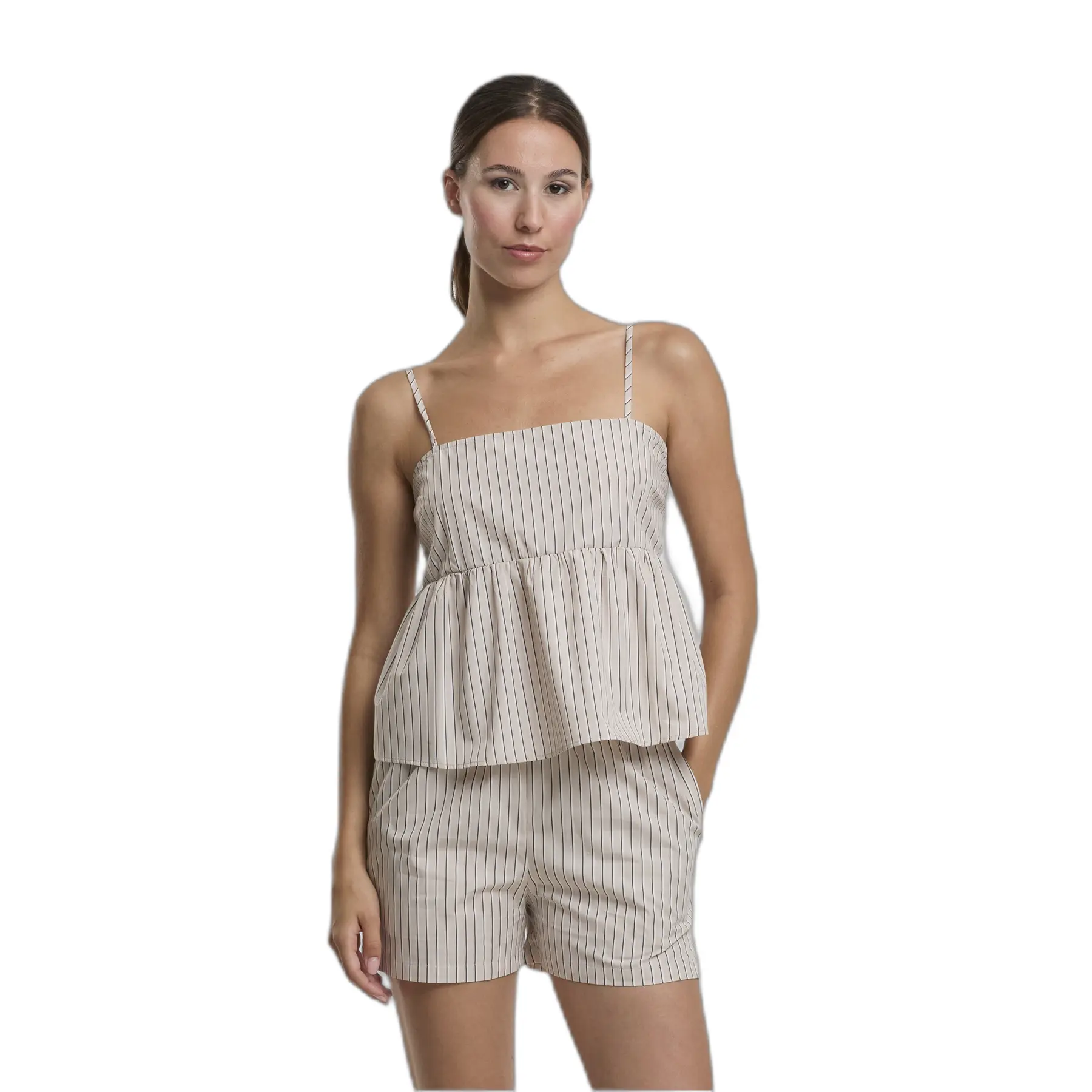 Damen Baumwolltanktop Urban Classics Cami striped