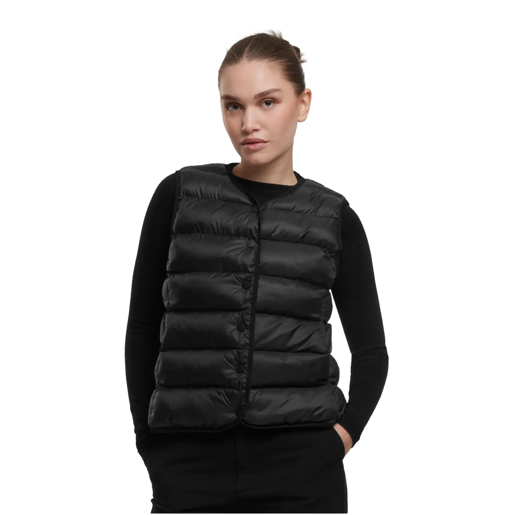 Giacca a piuma con bottoni donna Urban Classics